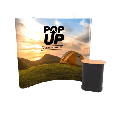 3x3 Curved Pop-Up
