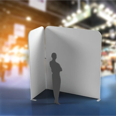 Fabric - Exhibition - Solution 2m - X - 1m 2 - Wall Person With - Background