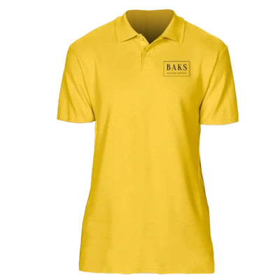  Polo Shirts - Yellow Front