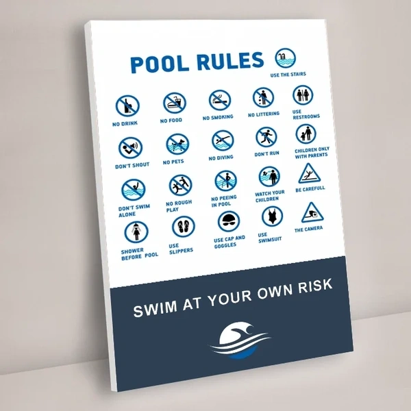  Foamex Sign Swim