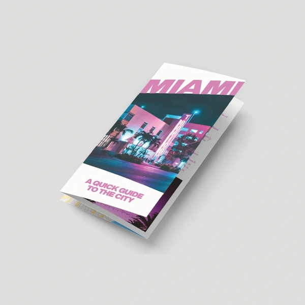 Slim 6pp Folded Leaflet