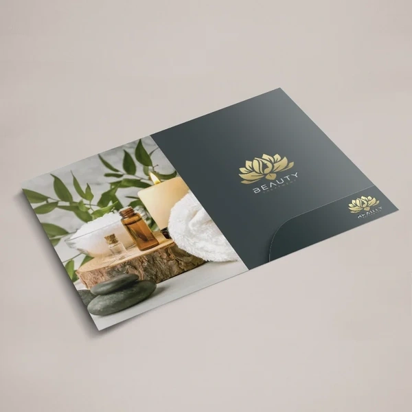  A4 Glued Presentation Folder