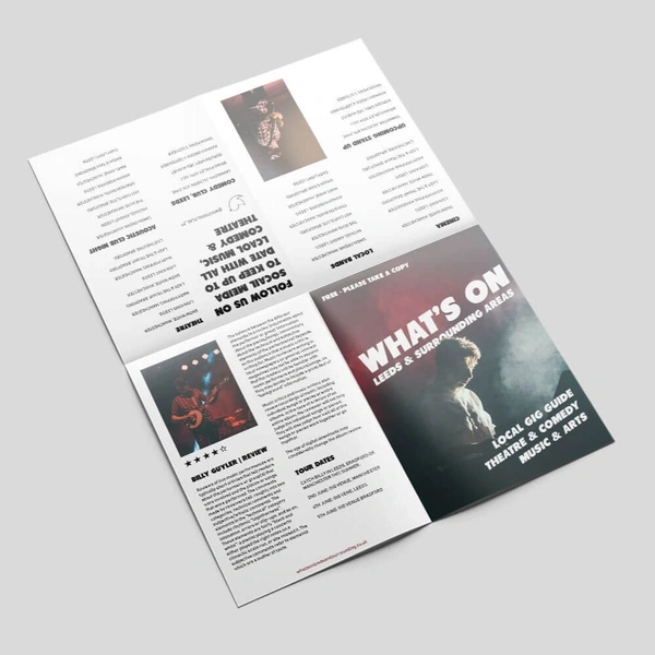 Cross Fold 8pp Folded Leaflet