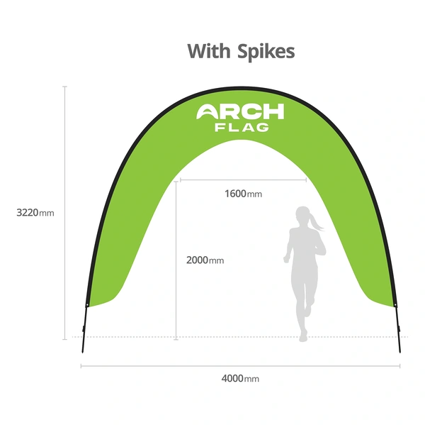  Arch - Flag Diagram With Spikes